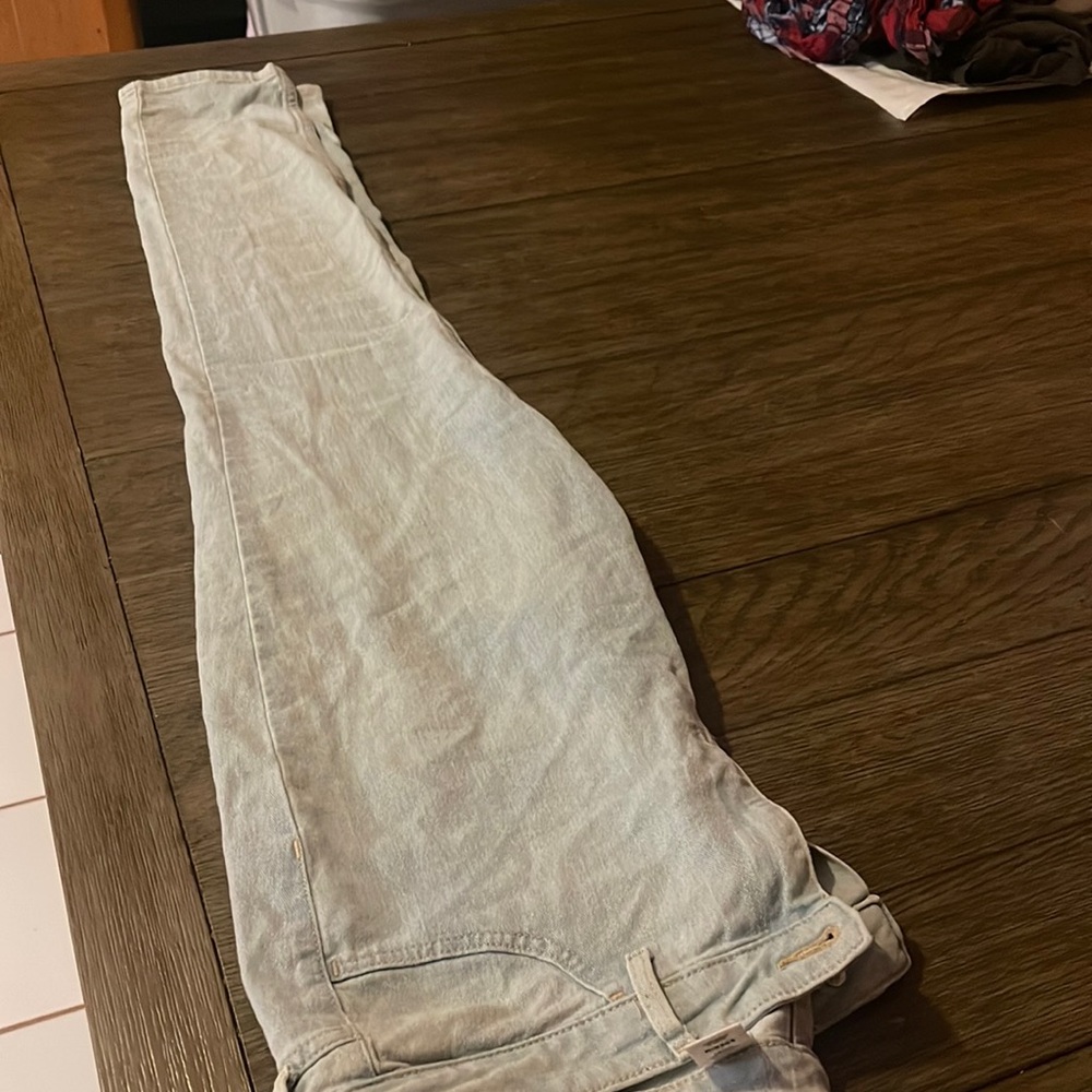 White wash jeans